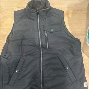 Women's Carhartt Black Quilted Reversible Vest